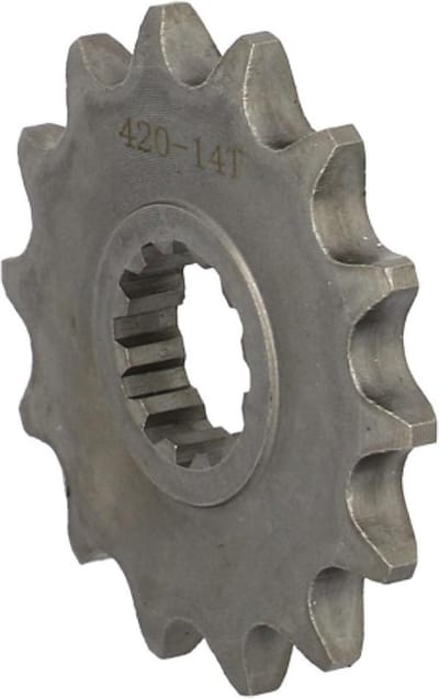 teknix versnellingsbak uitgaand tandwiel voor mbk 50 x-limit motor 2003 tot 2011 14 tanden nieuw