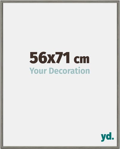 Your Decoration - Fotolijst 56x71 cm - Aluminium - Mercury Structuur - New York