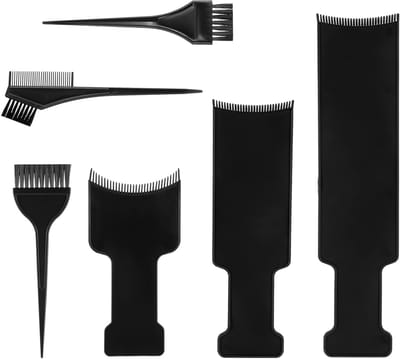 Professionele Balayage Haarverf Set met 6 Stukken Borstels en Kam voor Thuis en Salongebruik