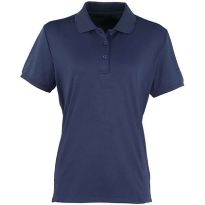 Premier Dames/Dames Coolchecker Poloshirt (Marine)