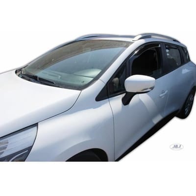 Déflecteurs d'air - J&J AUTOMOTIVE - Renault Clio Grandtour 4 - Fumé - Acrylique renforcé - Installation facile