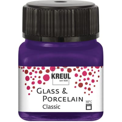 Glasverf - Porseleinverf - Violet - Classic - Glazuur look - Kreul - 20 ml