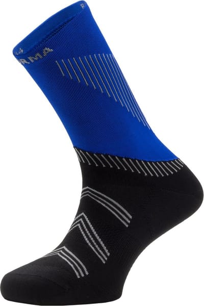 Enforma Londres hardloopsokken - medium compressie - kuit support - Zwart / Blauw - S (36-38)