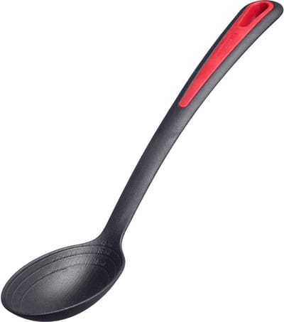 Westmark groentelepel, hittebestendig tot 270 °C/ 518 °F, extra diepe lepelkop, met interne schaalverdeling: 15, 30 en 45 ml, kunststof, Gallant Plus, zwart, 29612275