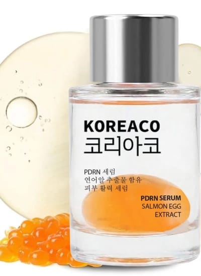 Koreaco PDRN Serum Salmon Egg Extract 30 ml - NAD+ - Niacinamide - Hyaluronzuur - Centella Asiatica - Collageen - Gezichtsserum