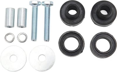 Motorfiets Tank Rubber Set - Brandstof Tank Kussens - Trillingen Dempen - Slijtvast Rubber - 12 stuks - Zwart