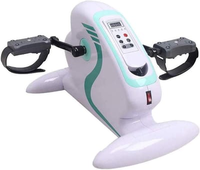 Hometrainer Fiets - Revalidatietrainer Pedaal - Spierversterking - Gemotoriseerde Pedaalbesturing - 33 cm - Grijs
