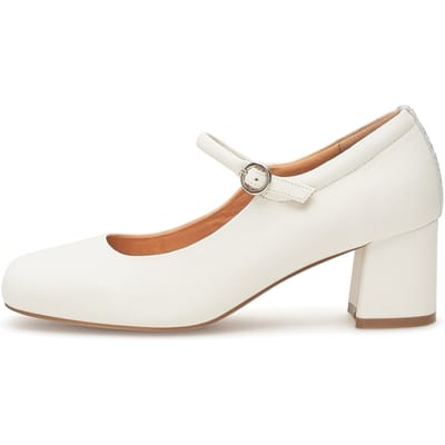 Woden Cathy Mary Jane Whisper White Size: 41 | Pumps Outlet | Dames | Wit
