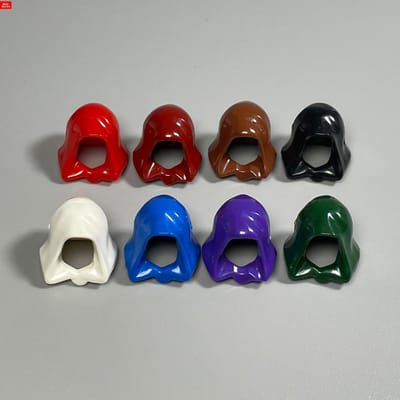 MOC Stenen Hoofddeksel Kap Helm Neergeklapt 4cm Figuur Lichaam draag accessoire 30381 15428 bouwstenen speelgoed kinderen cadeaus