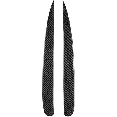 2 stuks koplampkappen/wenkbrauwkappen van koolstofvezel, geschikt voor Honda S2000 AP1 AP2 SPORT 2000-2009 black