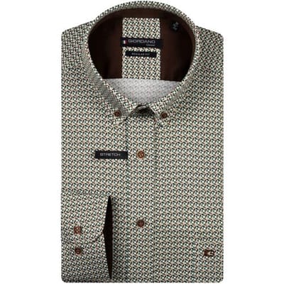 casual overhemd Giordano groen