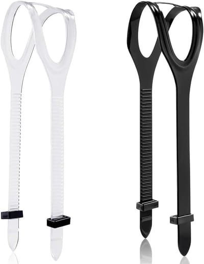 NHPY Snorkelmasker, 2 stuks, breed, siliconen, reservemasker, duikbril, duikmaskerband, voor snorkel, zwemtraining - ShopVlot
