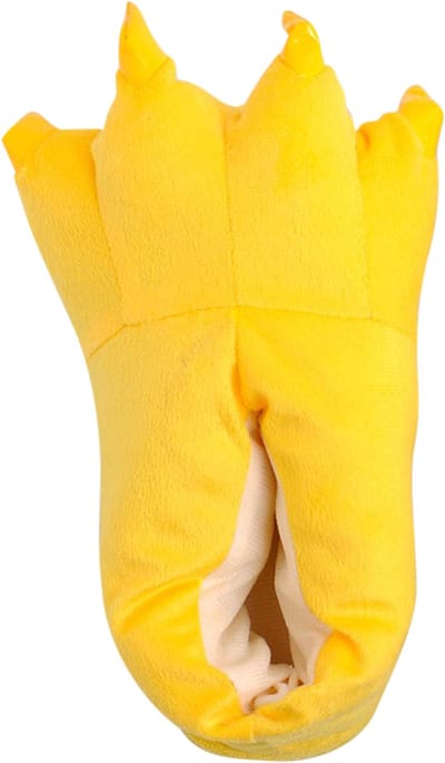 Dino Sloffen Geel - Maat 33-37 Comfortabele Dieren Pantoffels - SnugSquad - Kinderen & Volwassen - Unisex - Geschikt voor schoenmaat 33 t/m 37