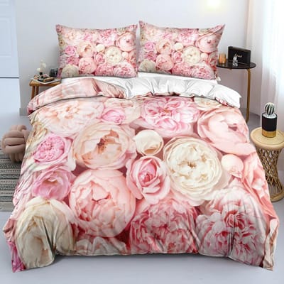 Klassieke dekbedovertreksets Bloemenblauw Goud King, Queen, Full, Twin Dubbele dekbedovertrekken Kussenslopen Beddengoed Beddengoedset 260x220cm 70x133cm 2pcs