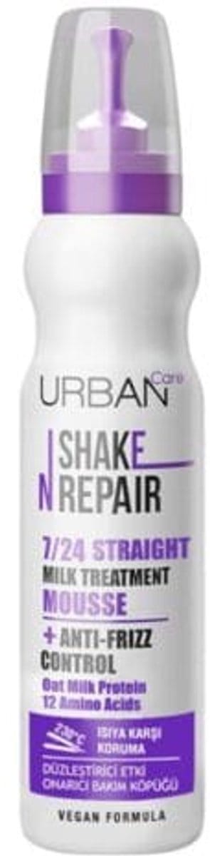 URBAN CARE Shake N Repair 7/24 Straight Milk Treatment Mousse 150ml