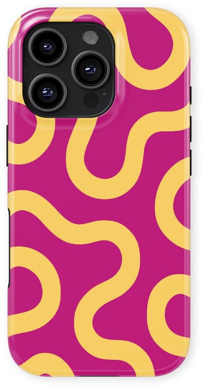 DripCase Motion Flow Tough Hoesje geschikt voor iPhone 16 Pro | Backcover met Mag | Trendy Design | Valbescherming | Candy Current
