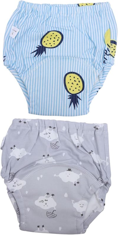 Baby Luierbroekjes - Oefenbroekjes Trainingsbroekjes - Zindelijkheidstraining - 6 Laags Katoen - 25x20cm - Assorti