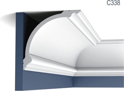 Kroonlijst Origineel Orac Decor C338 LUXXUS Plafondlijst Sierlijst 2 m