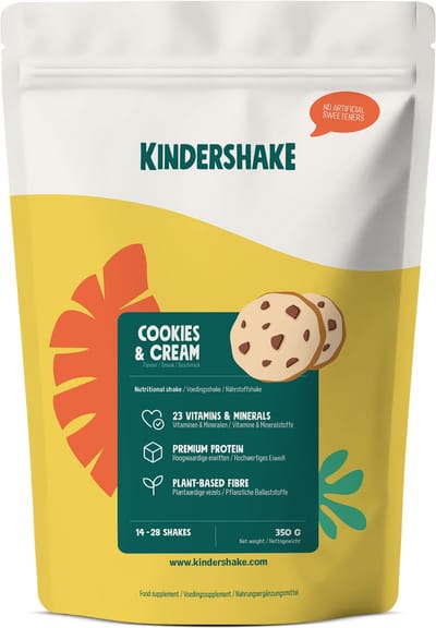 Kindershake Cookies & Cream - gezonde aanvulling voor kids - 14 shakes