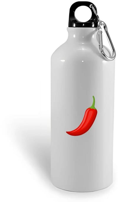 Hacebo® - Rode peper waterfles - Groente - Groente liefhebbers - Chillipeper - pittige peper - water fles - 400ML