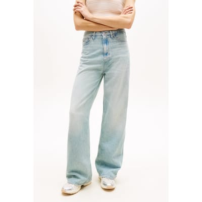 Tommy Hilfiger Claire Loose Jeans Denim Light Größe: W26L30 | Ausgestellte Hosen Outlet | Damen | Blau