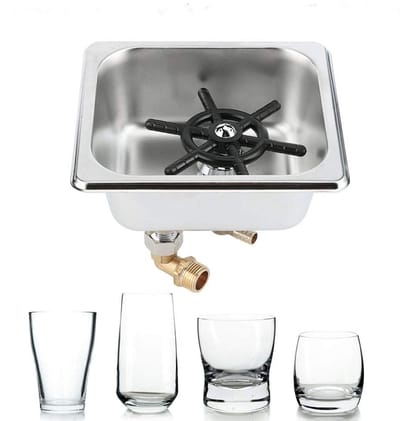 Dailygoody - Automatische Bekerreiniger - Hoogwaardige Cup-Reiniger - Bespaart Tijd en Energie - Compact Formaat - Geschikt voor Bar en Hotel - Ideaal...