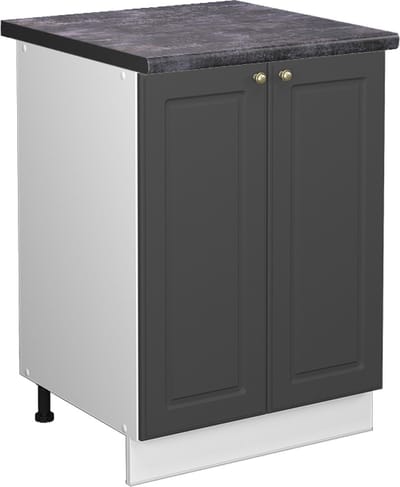 Vicco Fame-Line Keukenonderkast – 60 cm, WB Antraciet Antraciet-goud