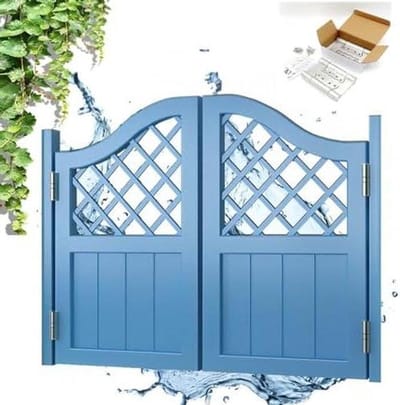 Houten klapdeur - Binnendeur scharnier - Ruimtes scheiden - Zelfsluitend stil - W70xH90cm - Bruin