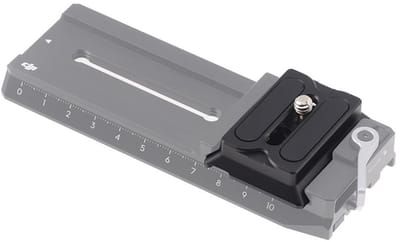 Allecto - Camera Quick Release Plate - Tripod Mount Plate - Lichtgewicht Aluminium - Anti Slip - Compatibel met Ronin Rsc2 Rs2 Rs3 - Ideaal voor Fo..