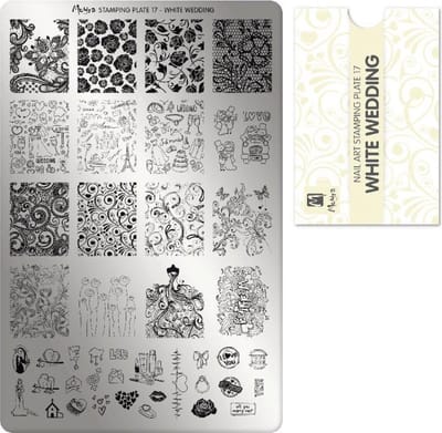Moyra Stamping Plate 17 White Wedding