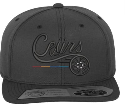 CRIJNS SNAPBACK PET GRIJS / ZWART Logo