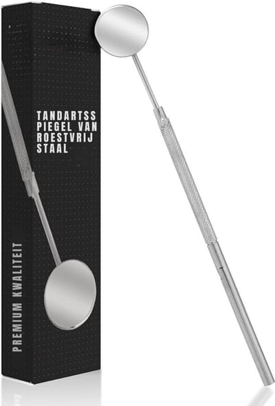 TIM® Tandartshaakje - Tandplak Haakje - Tandsteen Haakje - Zilver - 18cm x 2cm x 15cm; 20 g