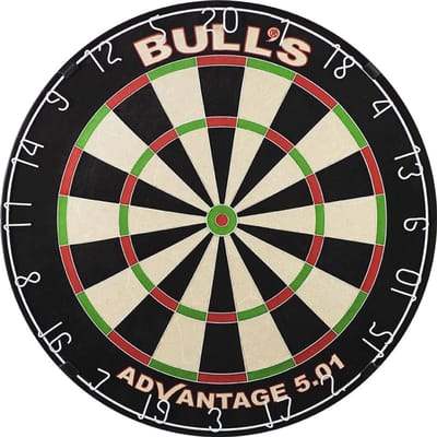 Dartbord met Dunne Bedrading en Hoogwaardige Afrikaanse Sisal - Klikbevestiging Inclusief