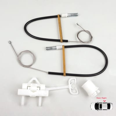 BWR5182 Kit de réparation de lève-vitre manuel Arrière Droit pour Fiat Abarth Punto Grande Evo MK3 199 2005-2024 51723323