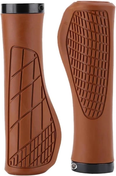 Fietshandvatten - Stuur grips - Comfortabel fietsen - Schokabsorberend ontwerp - 135 cm lengte - Bruin