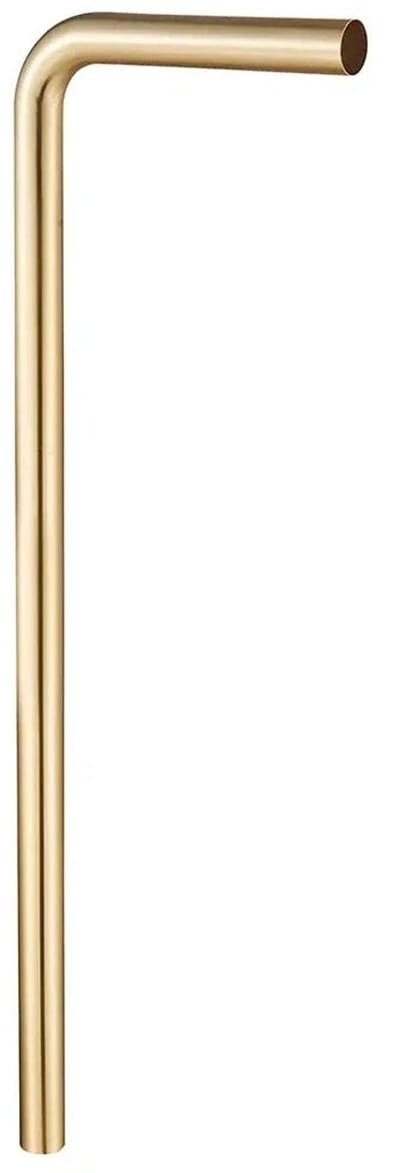 DutchLine - Luxe vloerbuis 32mm – Geborsteld messing Goud