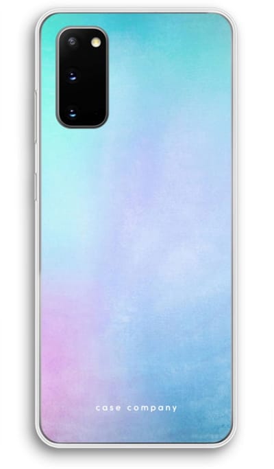 Case Company® - Hoesje geschikt voor Samsung Galaxy S20 hoesje - Mist pastel - Soft Cover Telefoonhoesje - Bescherming aan alle Kanten en Schermrand