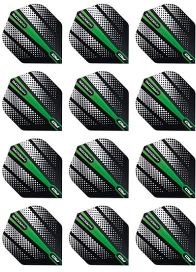 Dartflights Hardcore Radical Series - 4 Sets van 12 Stuks - 100 Micron Dikte