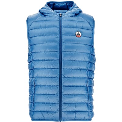 JOTT Pat Down Jacket Light Denim Size: S | Bodywarmers Outlet | Heren | Blauw