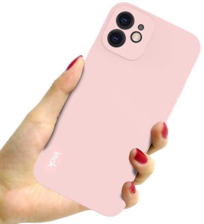 IMAK iPhone 12 TPU hoesje - Roze