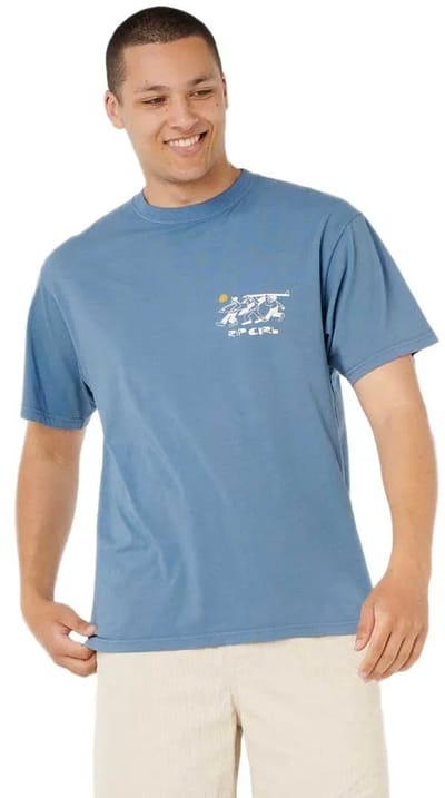 Rip Curl Aots Ty Williams Dudes T-shirt Met Korte Mouwen Blauw M Man