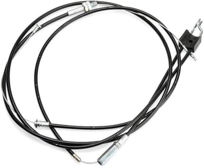 Bowdenkabel set - Gaskabel en koppeling - Grasmaaier reparatie - Universeel compatibel - 1205 mm en 1460 mm - Zwart