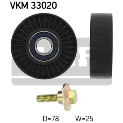 Rondsel/geleiderpoelie, V-riem SKF VKM 33020