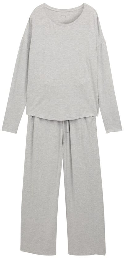 Tom Tailor - Basis pyjamaset - Maat M/38 - grey-medium-melange