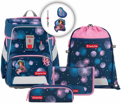 Step by Step Schooltas Space Schulranzen-Set 5-delig Mermaid Delia Petrol