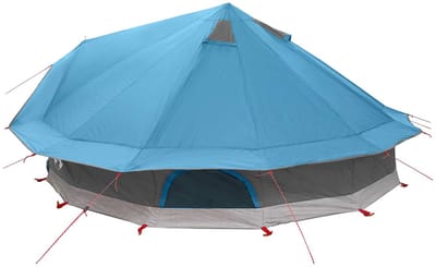 vidaXL - Tipi - Tent - 20-persoons - Blauw - Polyester - en - Staal