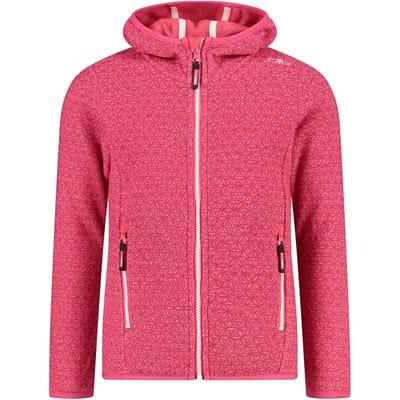 Gemonteerde fleece met capuchon voor meisjes CMP