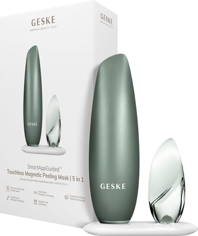 GESKE | SmartAppGuided™ Touchless Magnetisch Peeling Mask 5 in 1 | Magnetisch gezichtsmasker | Verwijdert onzuiverheden | Gezichtsmasker | Poriënreiniging | Verzorging | Gezichtmaskers