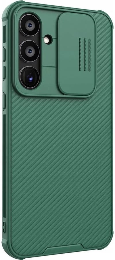 Nillkin CamShield Magnetisch Hoesje Geschikt voor Samsung Galaxy A55 - Compatibel met MagSafe - Camera Slider Back Cover - Extra Camera Bescherming - Groen