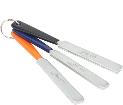 Gitaar Fret Vijlen - Instrument Onderhoud Kit - Instrumenten Polijsten - Set van 3 Maten - 180 mm Lengte - Metaal